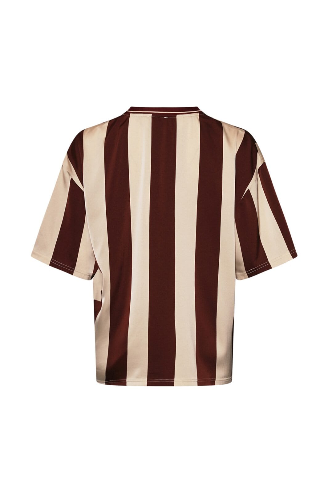 Noella - Lucena Blouse 14060002 - 1382 - Mahogany Ivory Stripe