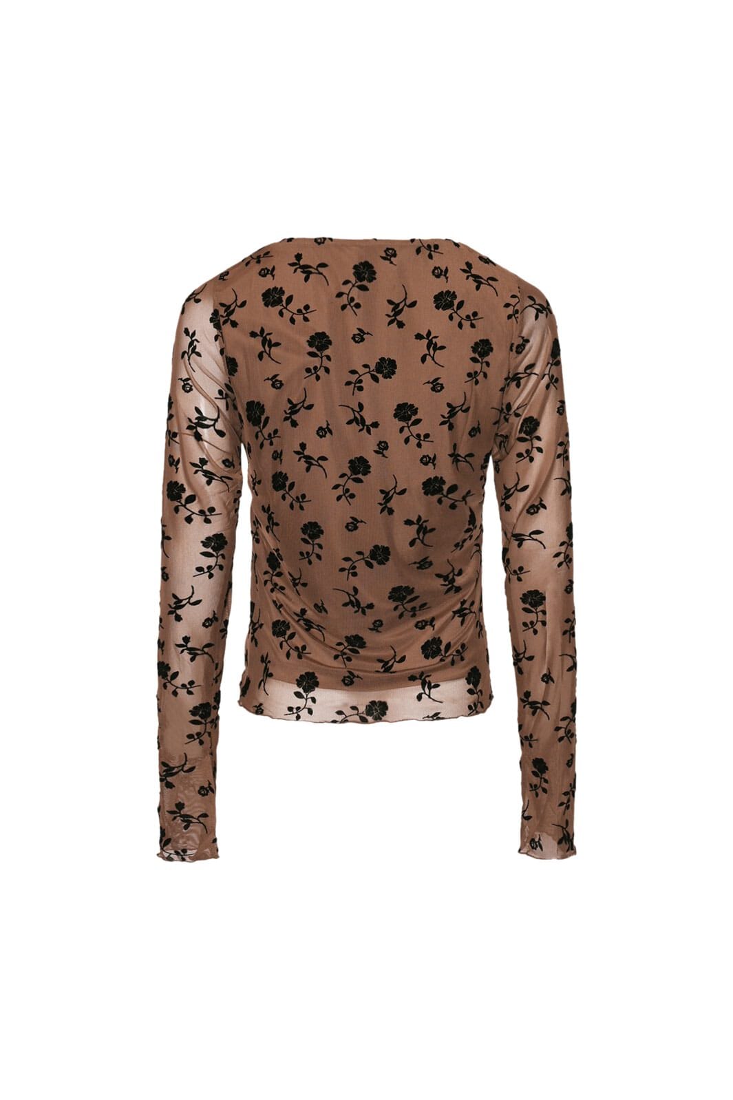 Noella - Lucille Top 14110003 - 1384 - Clarity Morel Print