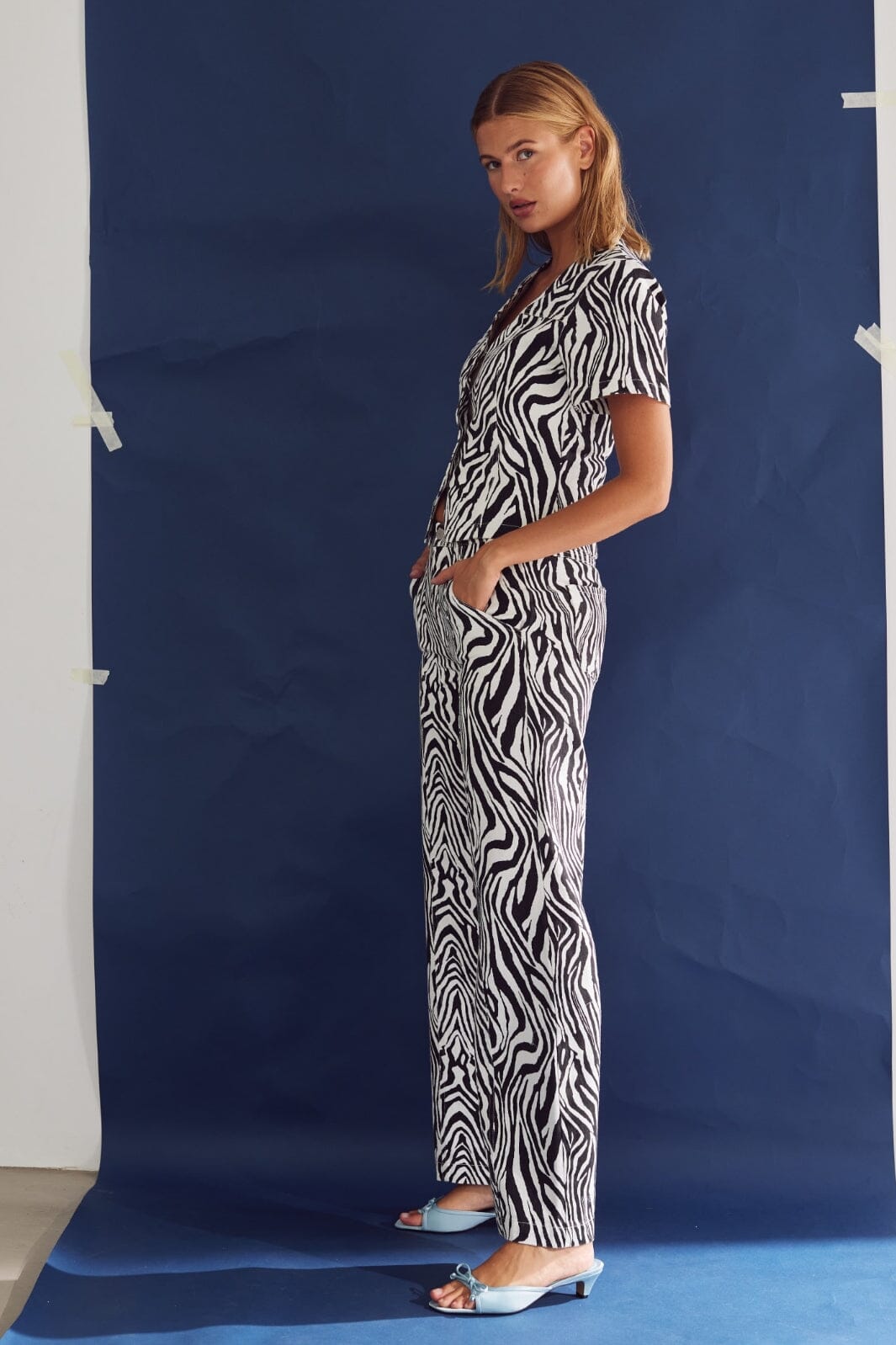 Noella - Stormy Jeans 10672108 - 1328 - Taleah Zebra Print