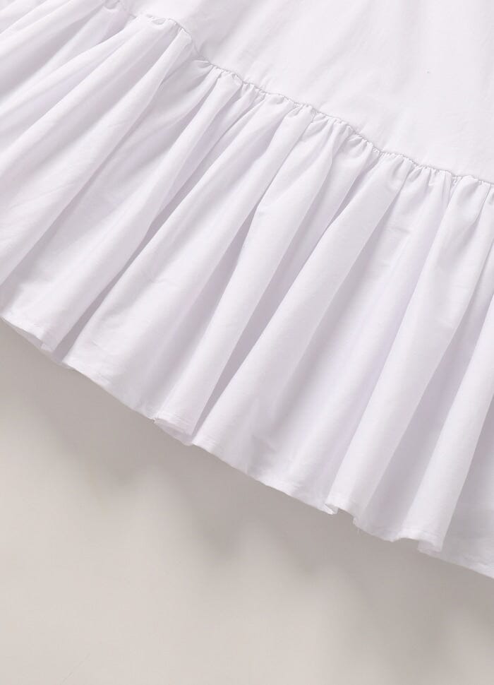 Noella - Taven Dress Poplin - White Kjoler 