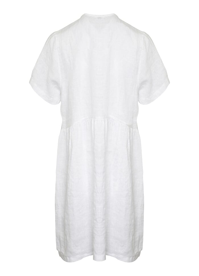 Noella - Zak Dress Linen - White Kjoler 