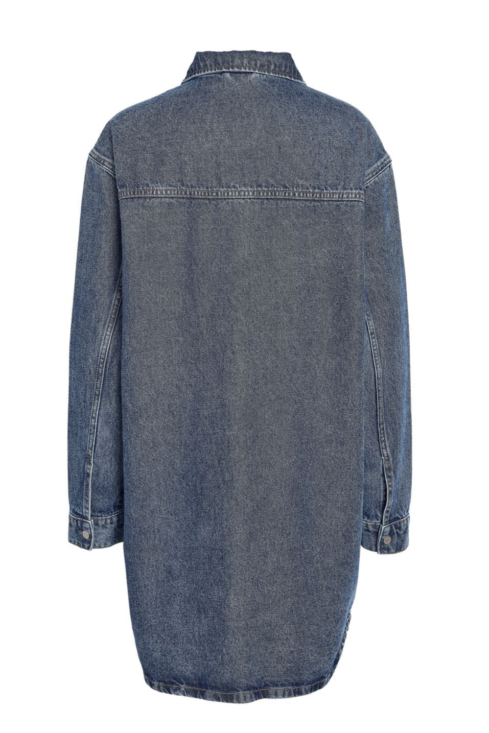 Noisy May - Nmalva L/S Denim Dress Az351Mb Fwd - 4581207 Medium Blue Denim