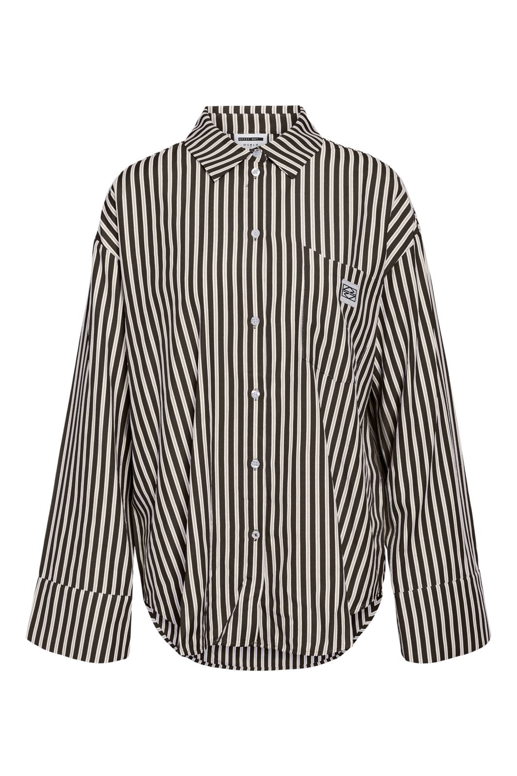 Noisy May - Nmfrida L/S Button Shirt - 4976620 Delicioso Birch