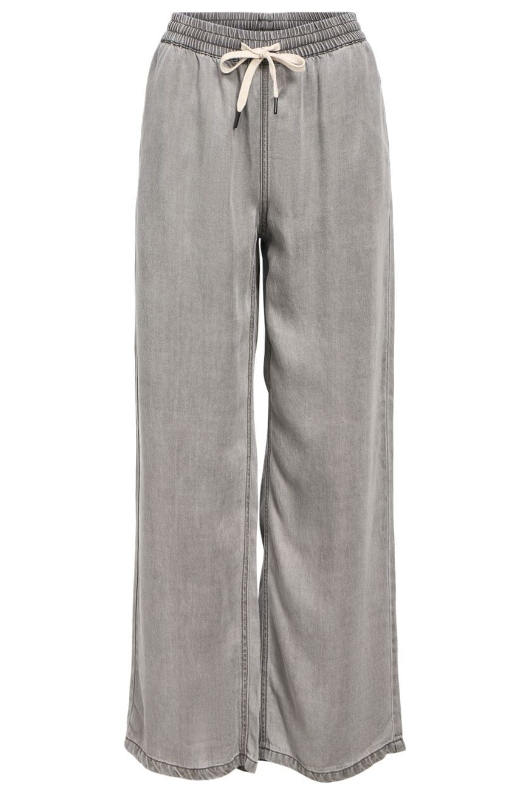 Object - Objframe Pants 132 - 4766639 Light Grey Denim Bukser