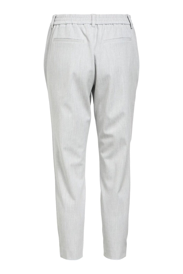 Object - Objlisa Slim Pant - 4656606 Light Grey Melange