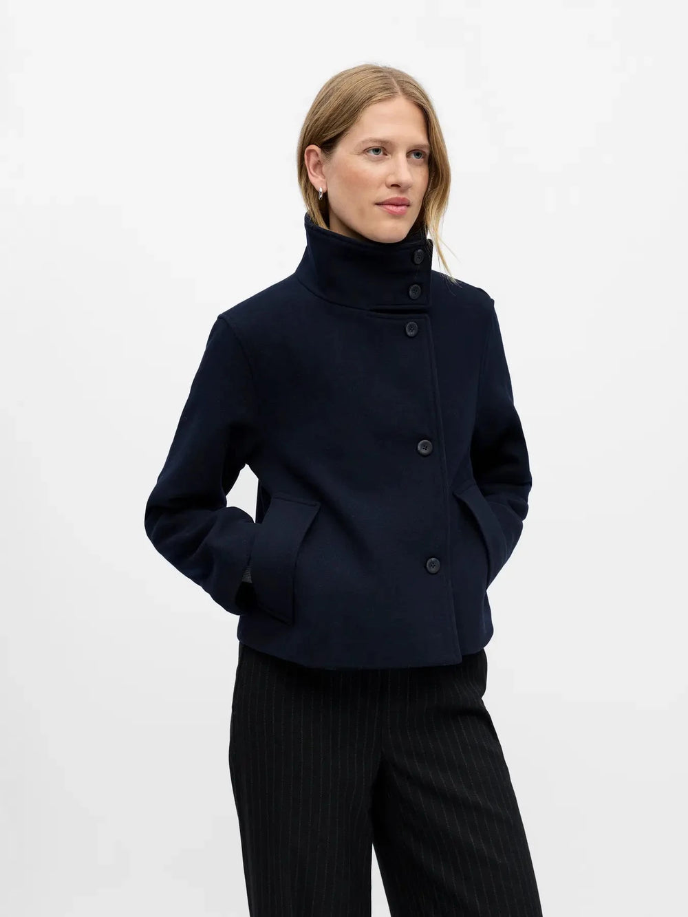 Object - Objriki Re Short Jacket - 4887609 Sky Captain Frakker