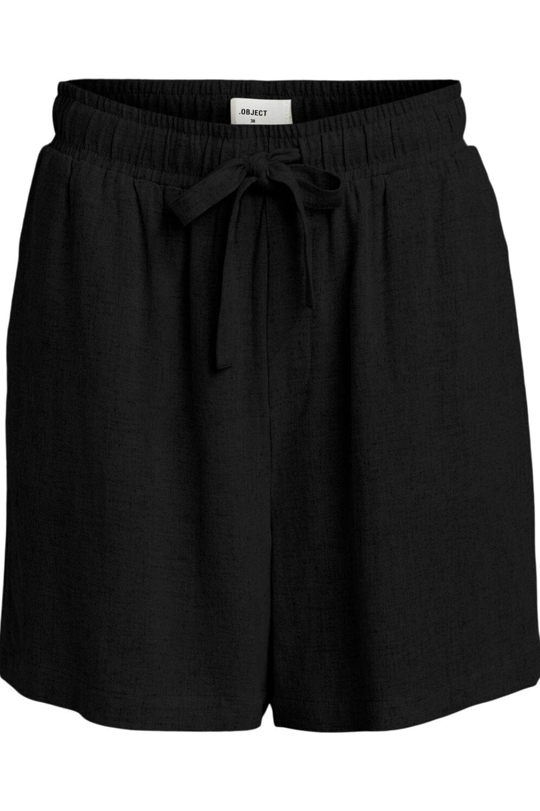 Object - Objsanne Wide Shorts - 4475271 Black Shorts 