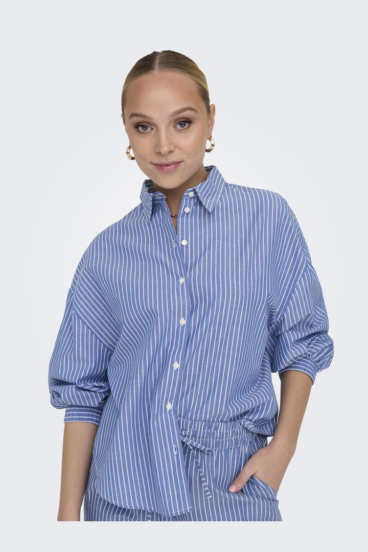 Only - Onlarja L/S Stripe Shirt - 4018597 Infinity Cd Stripes