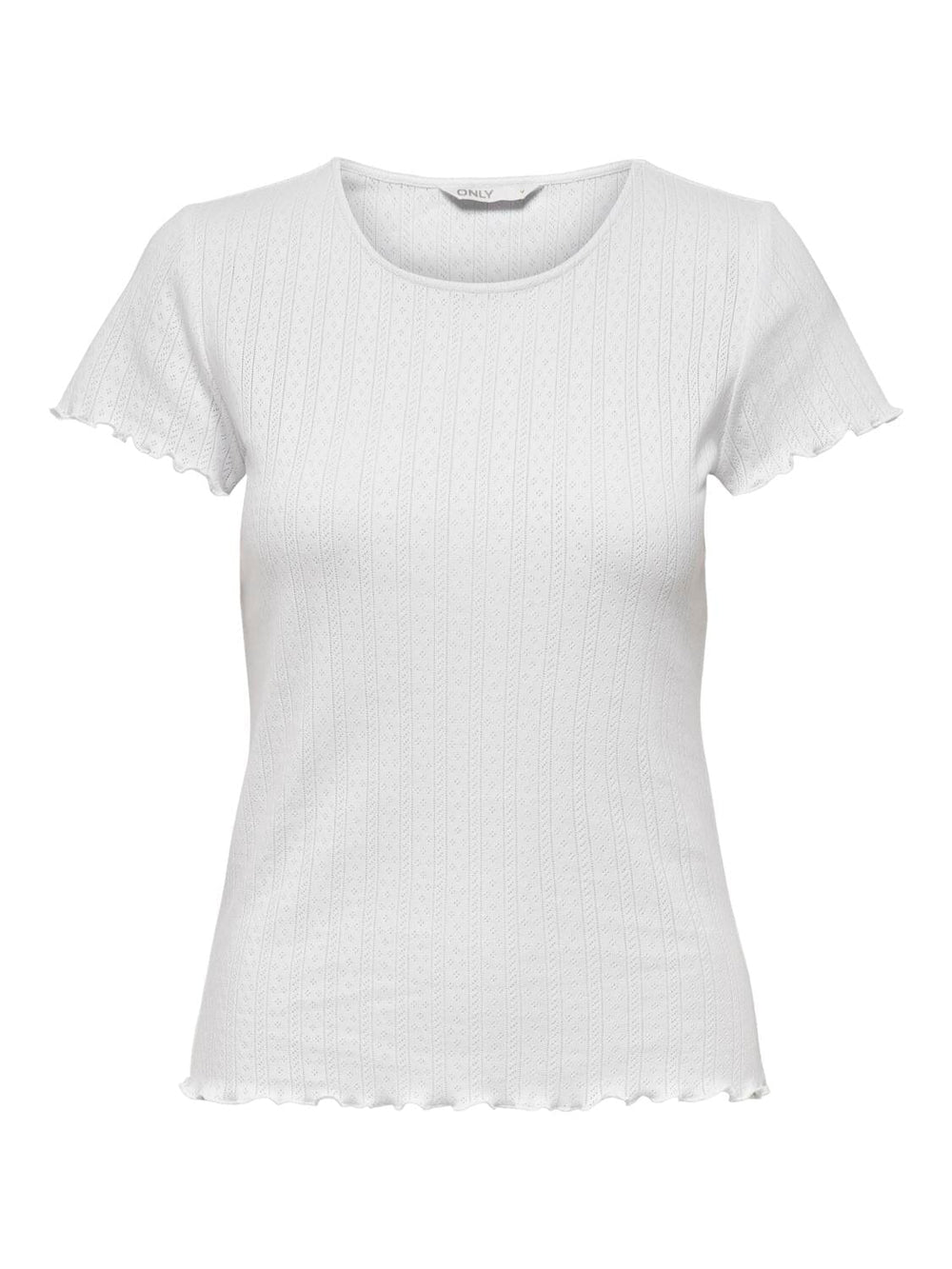 Only - Onlcarlotta SS Top - 3876952 White T-shirts 