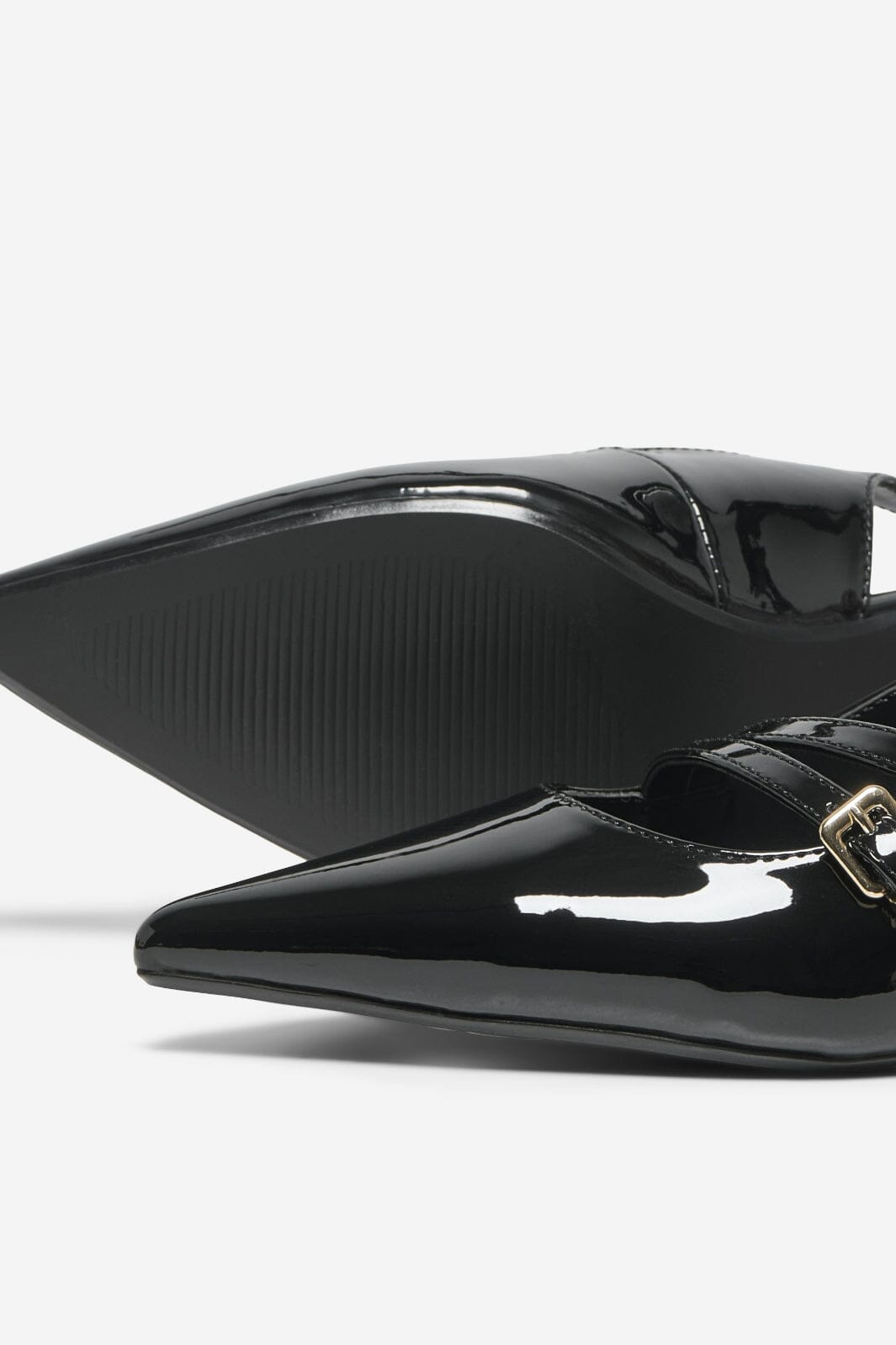 Only - Onlcoco-8 Buckle Slingback Pump - 4842737 Black