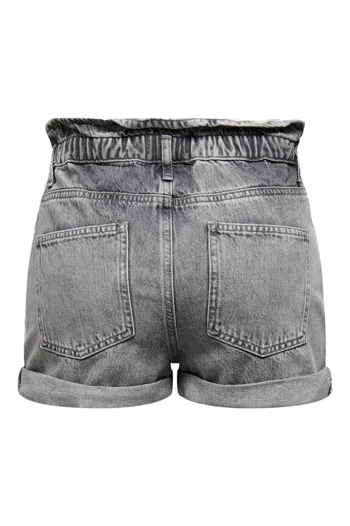 Only - Onlcuba Paperbag Shorts - 3771795 Grey Denim