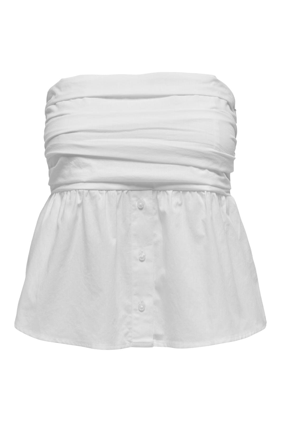 Only - Onlesie Life Bandeau Top - 4465852 White