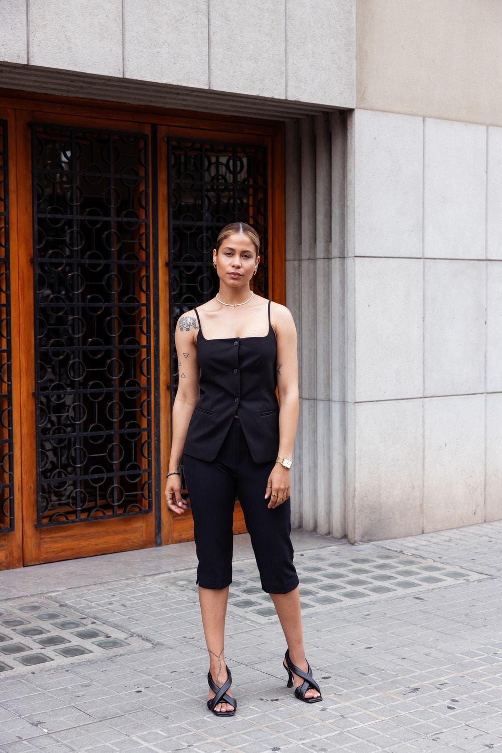 Only - Onlgitta Life Capri Tlr - 4769761 Black