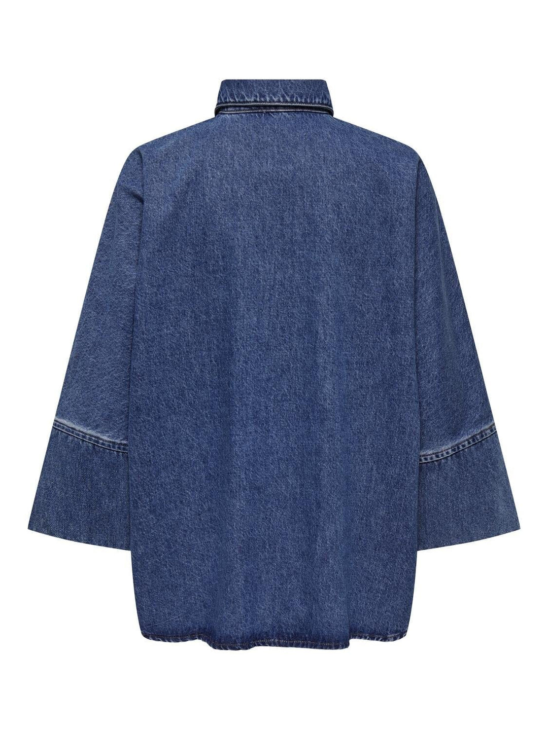 Only - Onlgrace L/S Shirt Cro - 4591551 Medium Blue Denim Skjorter 
