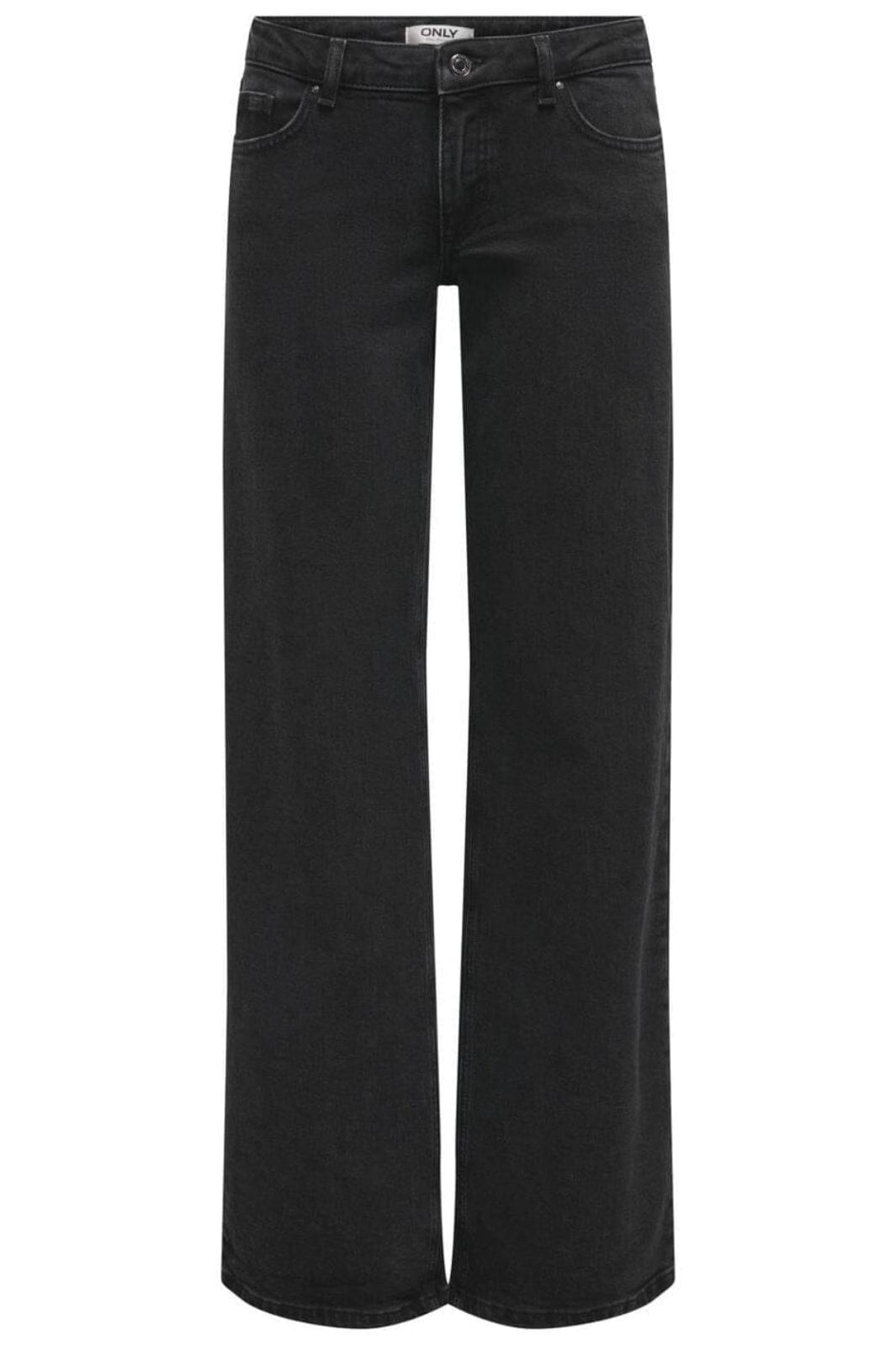 Only - Onljuicy Lw Wide Leg Rea1099 - 4597585 Washed Black Jeans