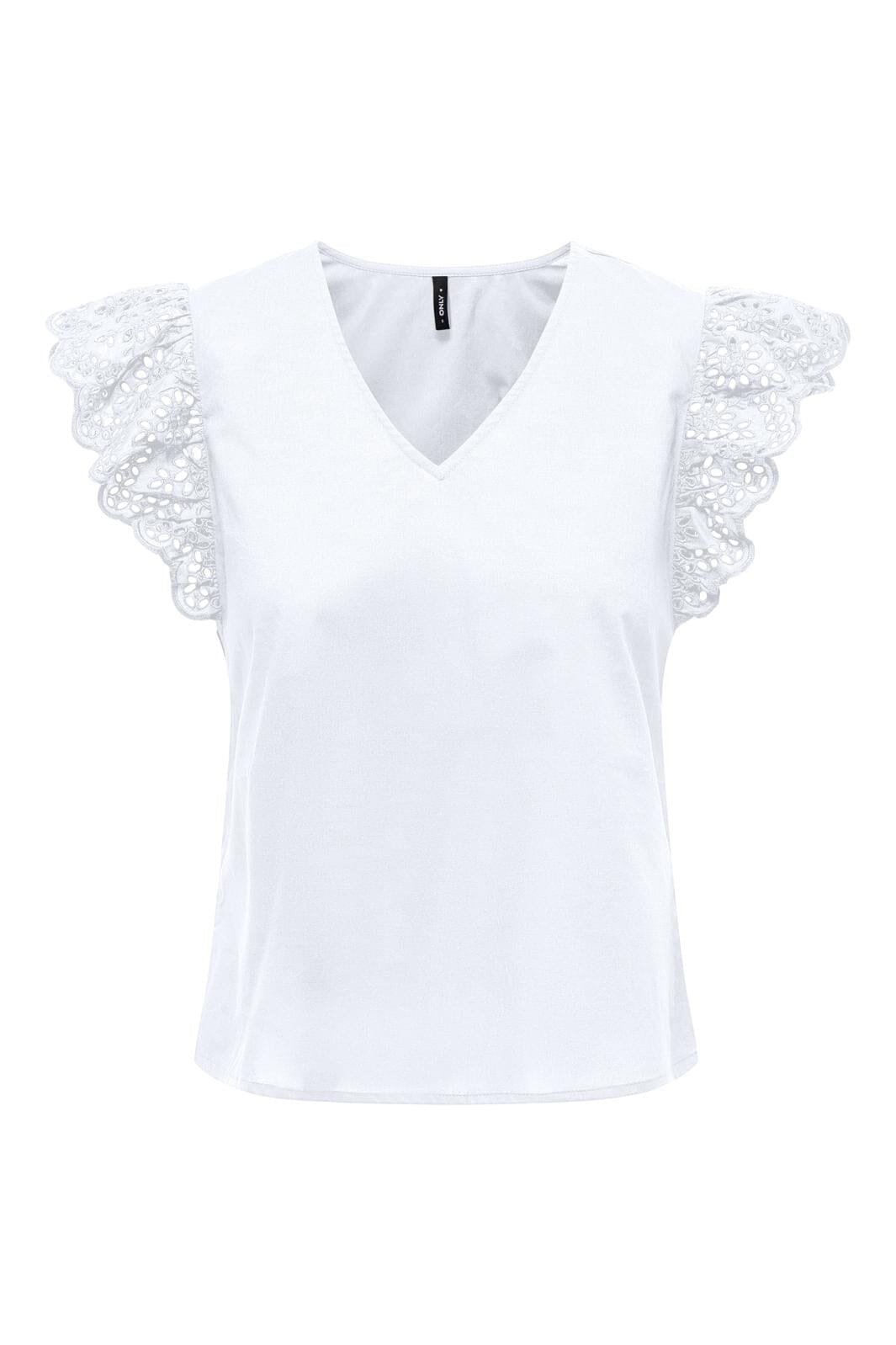 ONLY dam top ONLTULUM - Bright White BRIGHT WHITE EMB. main image 1