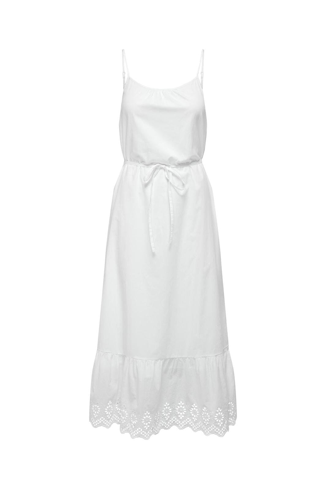 Only - Onllou Life Emb Strap Ankel Dress - 4428013 Bright White