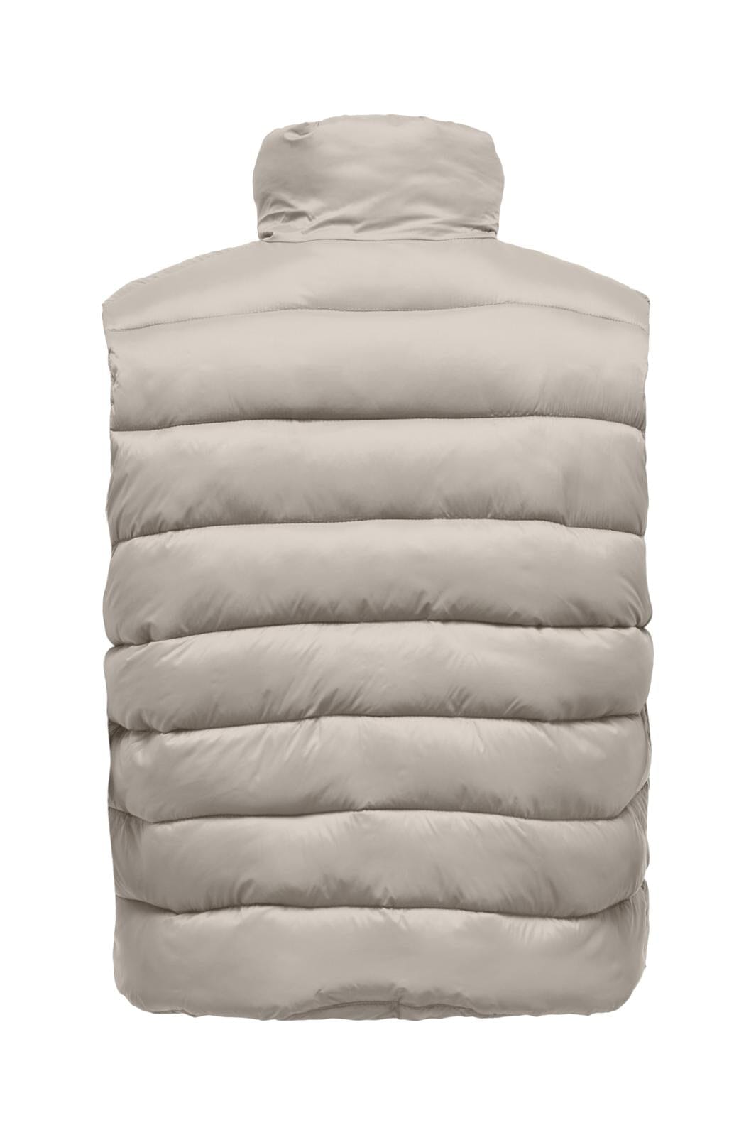 Only - Onlmadie Quilted Waistcoat Cc - 4456061 Pumice Stone