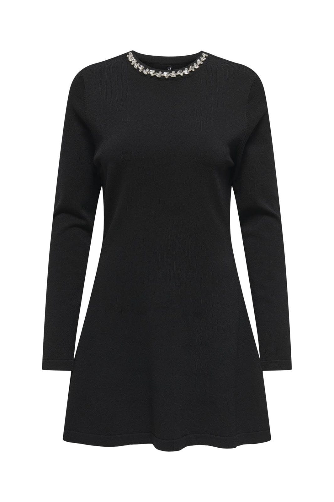 Only - Onlmilla Ls Bling Dress At Knt - 4927482 Black Silver Bling