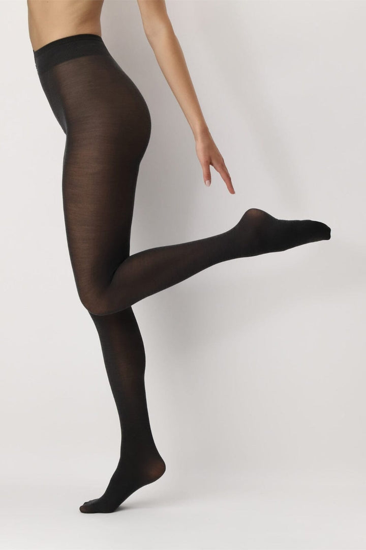 Orublu - Oroblu Nives Fine Wool Tights - Grey 8 Strømpebukser