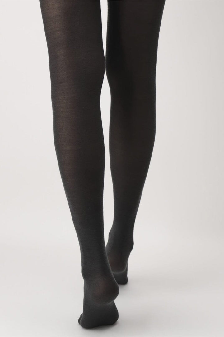 Orublu - Oroblu Nives Fine Wool Tights - Grey 8 Strømpebukser