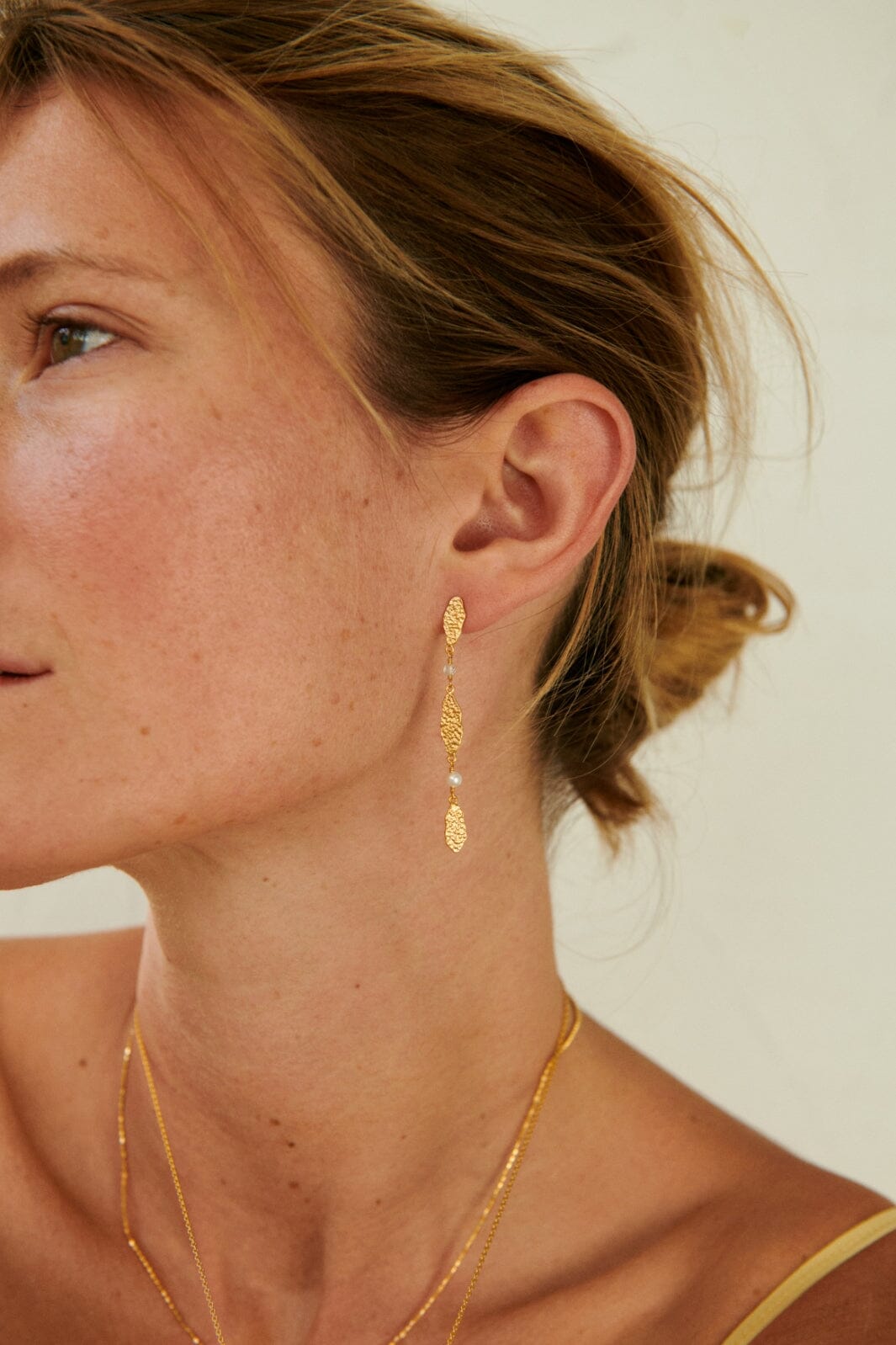 Pernille Corydon Jewellery - Drifting Dreams Earrings - Goldplated Øreringe 