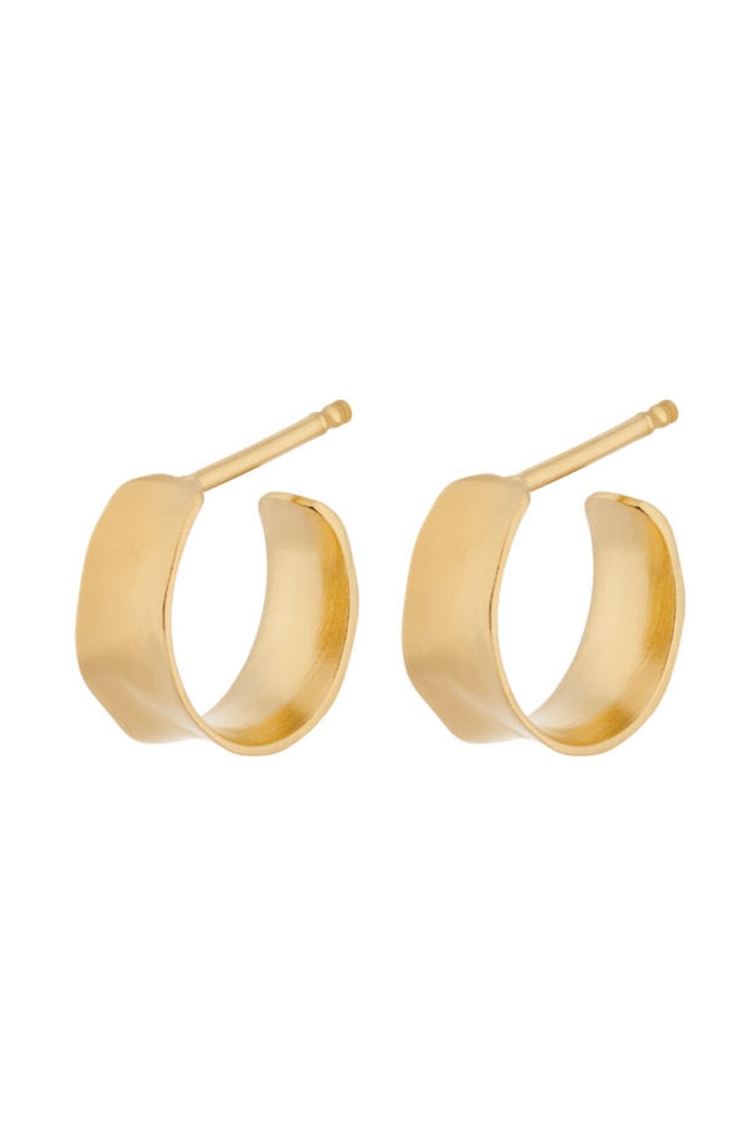 Pernille Corydon Jewellery - Mini Saga Øreringe - Gold Plated Øreringe