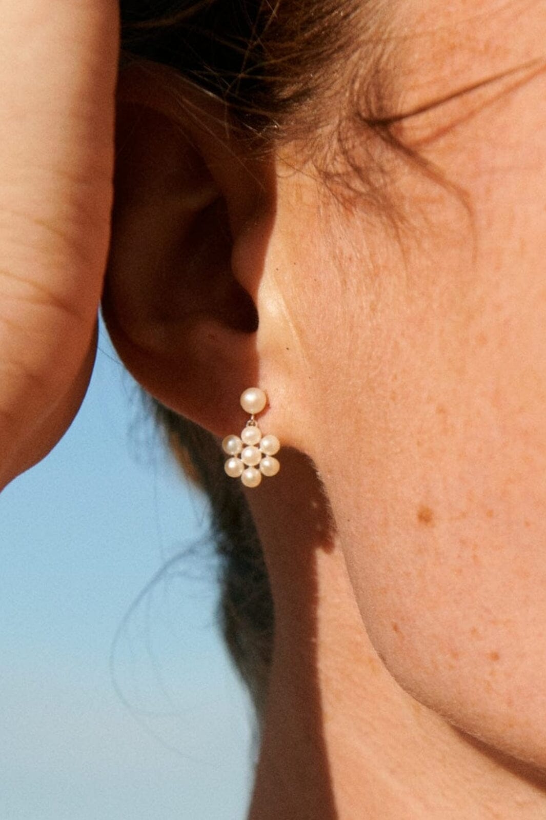 Pernille Corydon Jewellery - Ocean Bloom Earrings - Gold Øreringe 