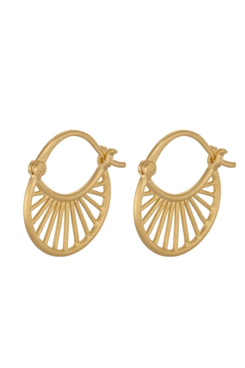 Pernille Corydon Jewellery - Small Daylight Øreringe - Gold Plated Øreringe