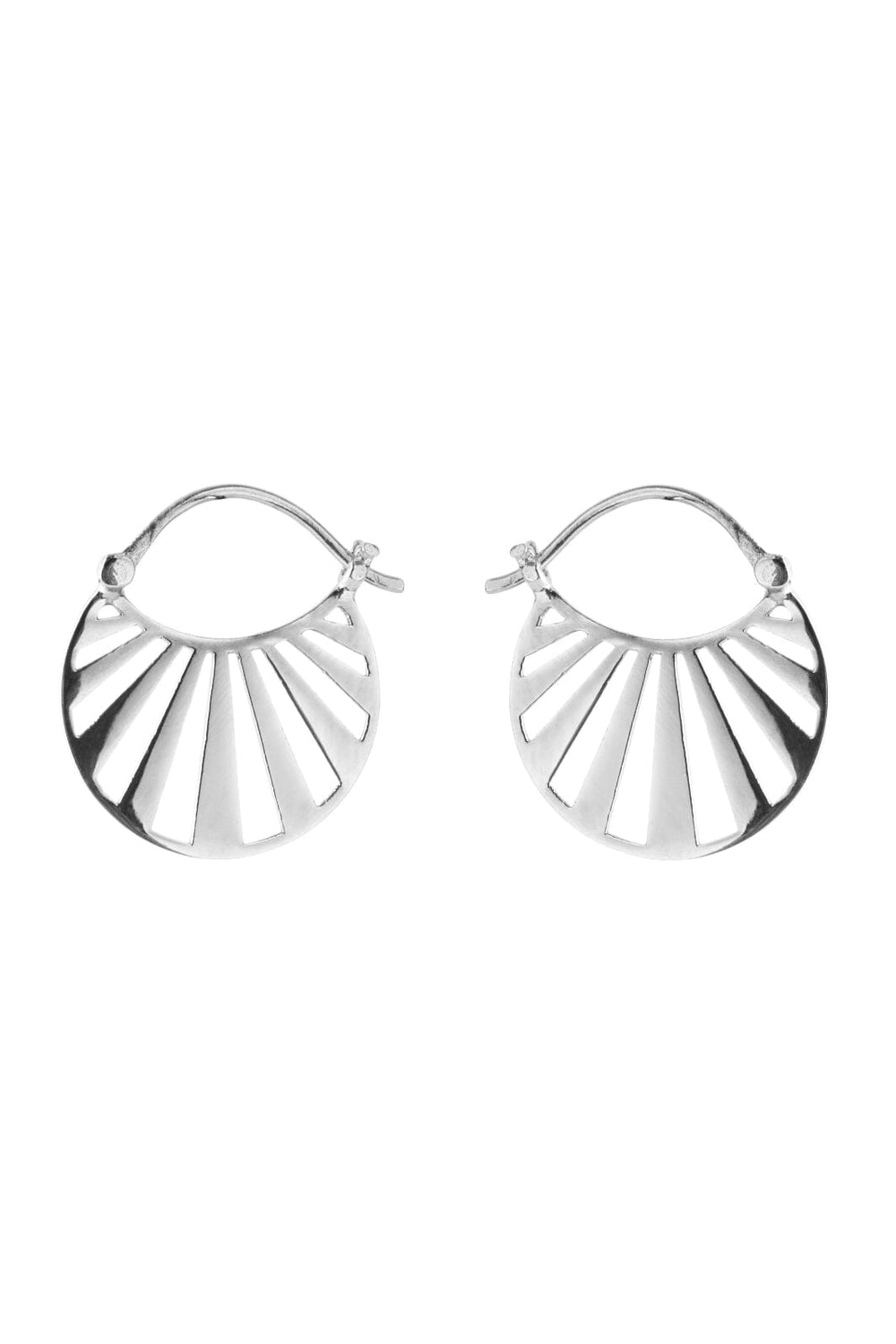 Pernille Corydon Jewellery - Small Misty Light Earrings - Silver Øreringe
