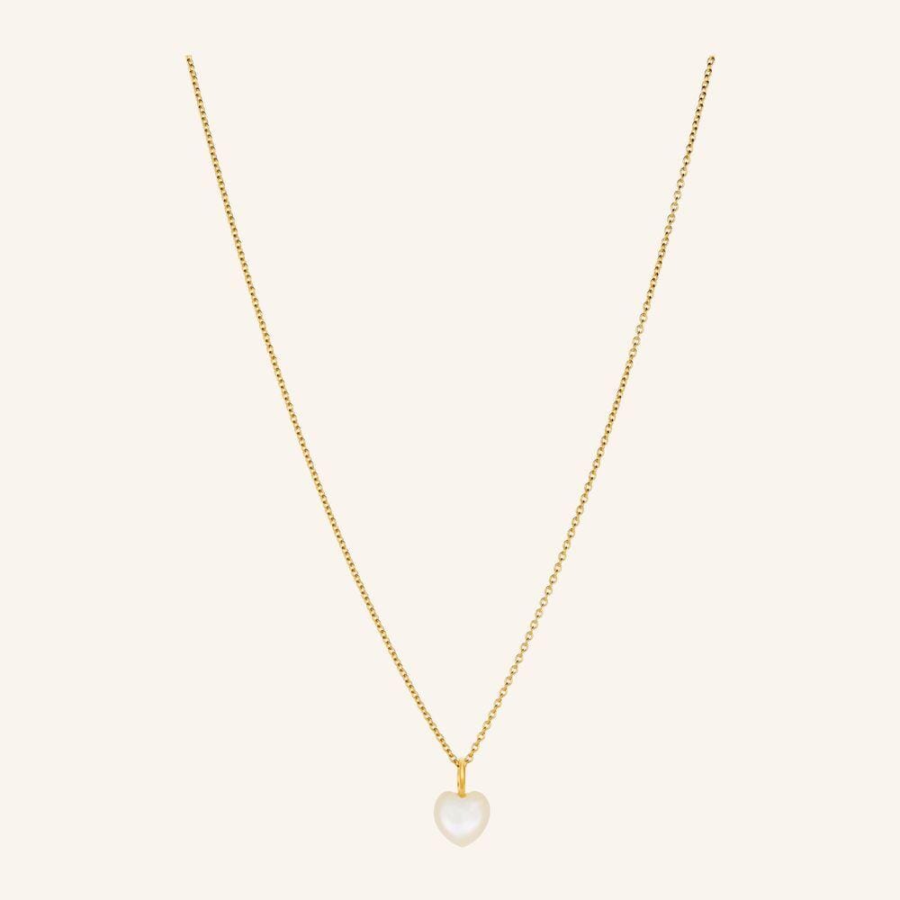 Pernille Corydon - Ocean Heart Necklace n-387-gp - Halskæder