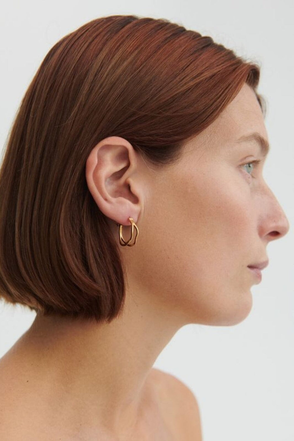 Pernille Corydon - Stream Hoops e-459-s - Silver