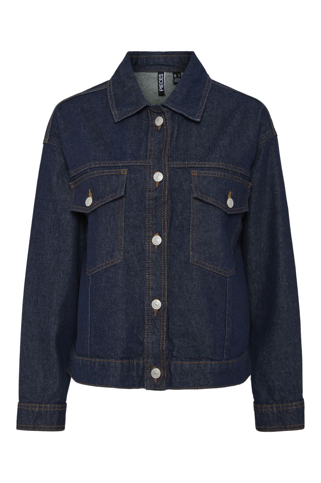 Only - Onllara Ls Shacket Gua - 5036780 Dark Blue Denim Rinse