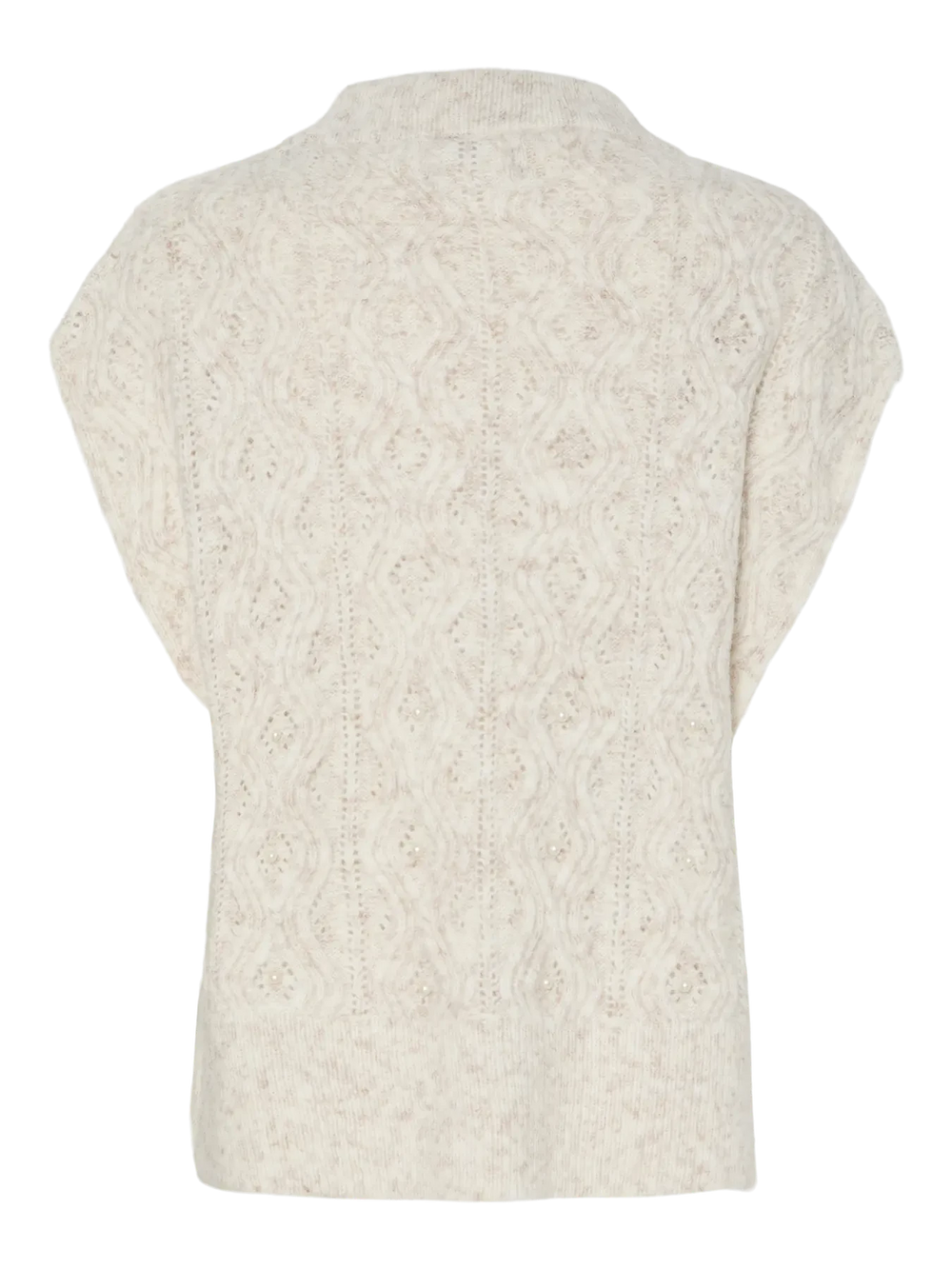 Pieces - Pcjovie Poncho - 4835360 Birch Tørklæder