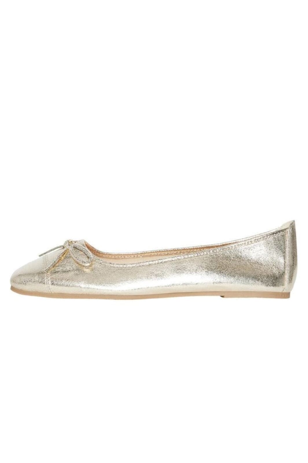 Pieces - Pcmaria Ballerina - 4455032 Gold Colour Ballerinaer 