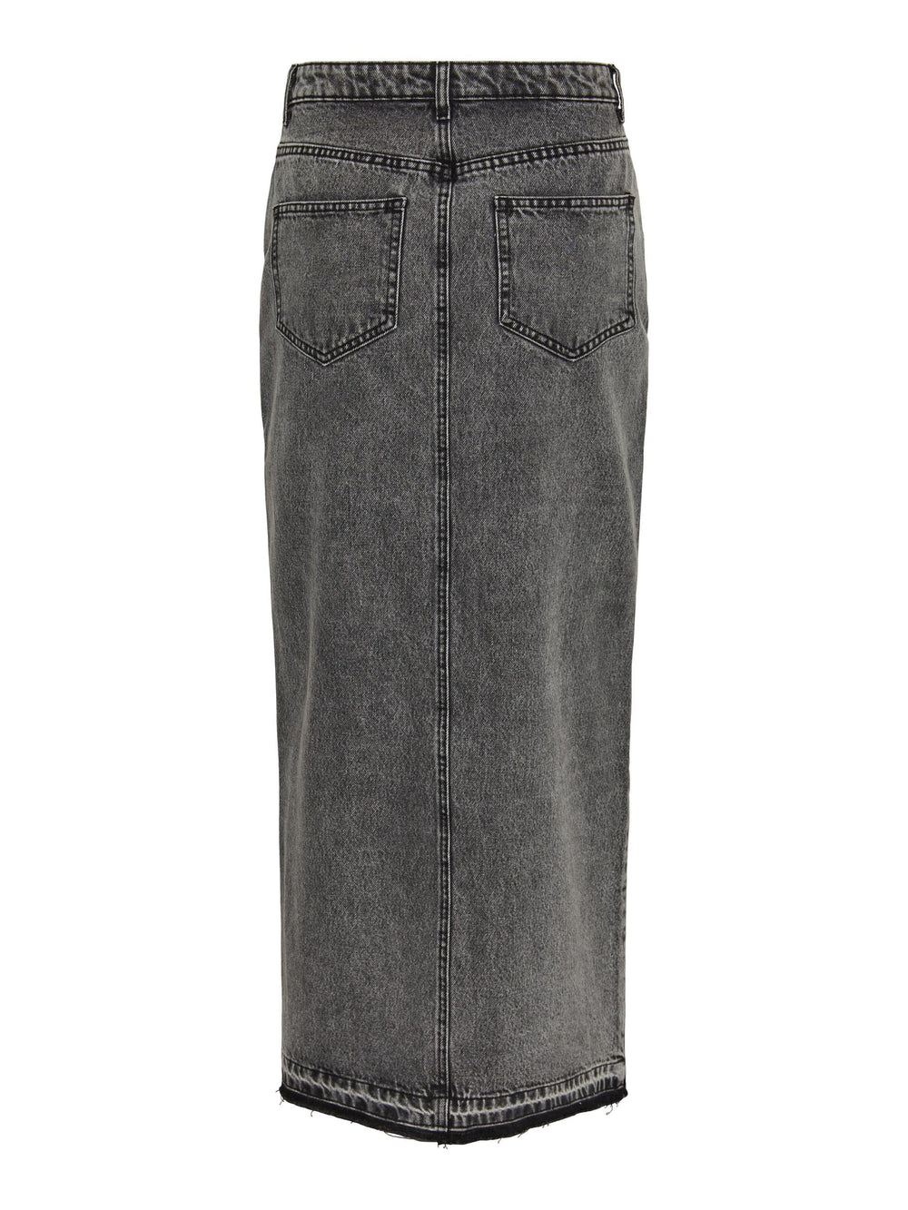 Pieces - Pcnora Ankle Skirt - 4499395 Grey Denim Nederdele 