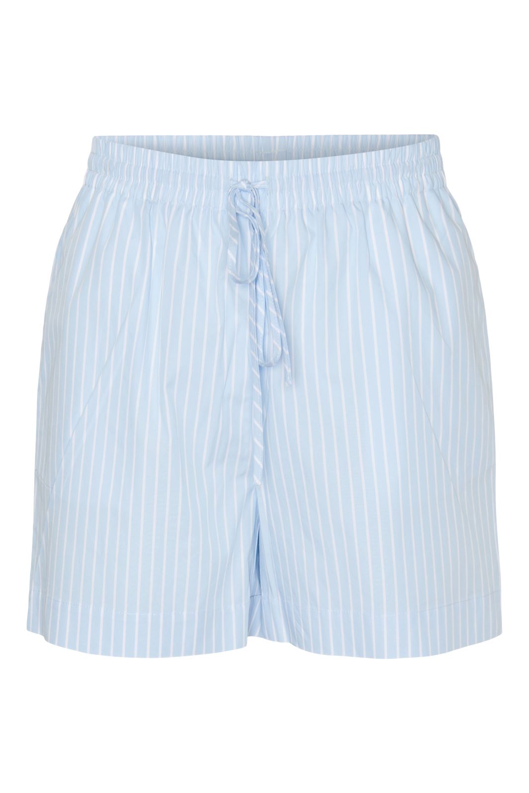 Pieces - Pcpenny Shorts Camp Mm - 4586944 Airy Blue Bright White