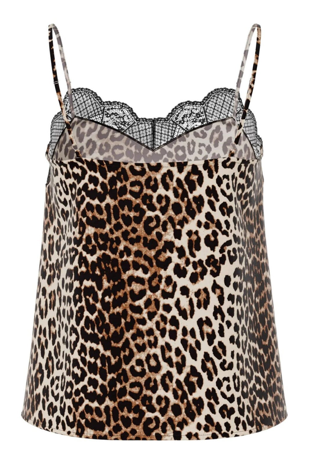 Pieces - Pctiffany Strap Lace Top - 4805765 Black Leo