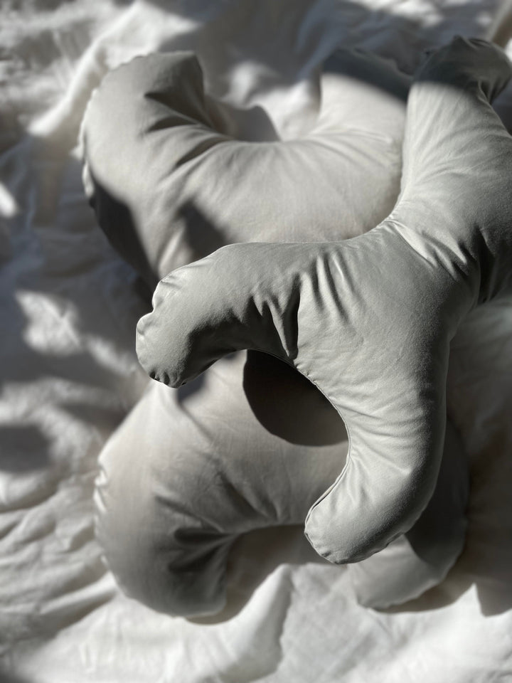 Save My Face - Le Grand - stor pude med 100% bomuldsbetræk Grey Puder 