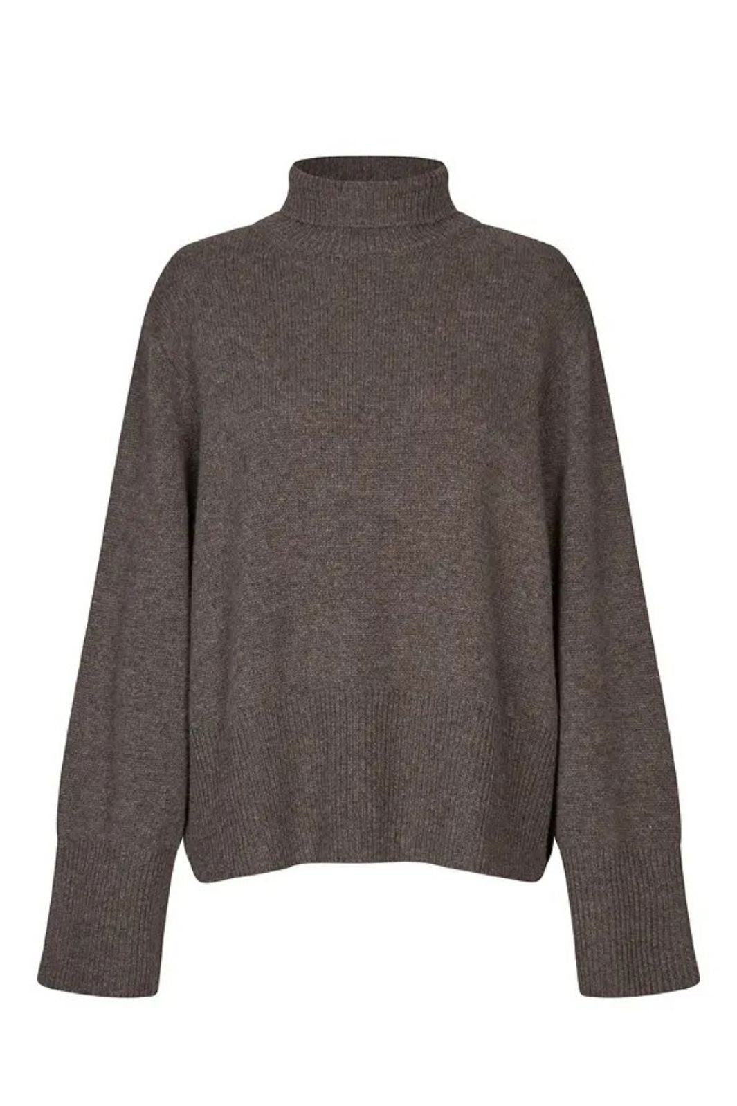 Second Female - Alpha Knit T-Neck 59195 - Delicioso Strikbluser