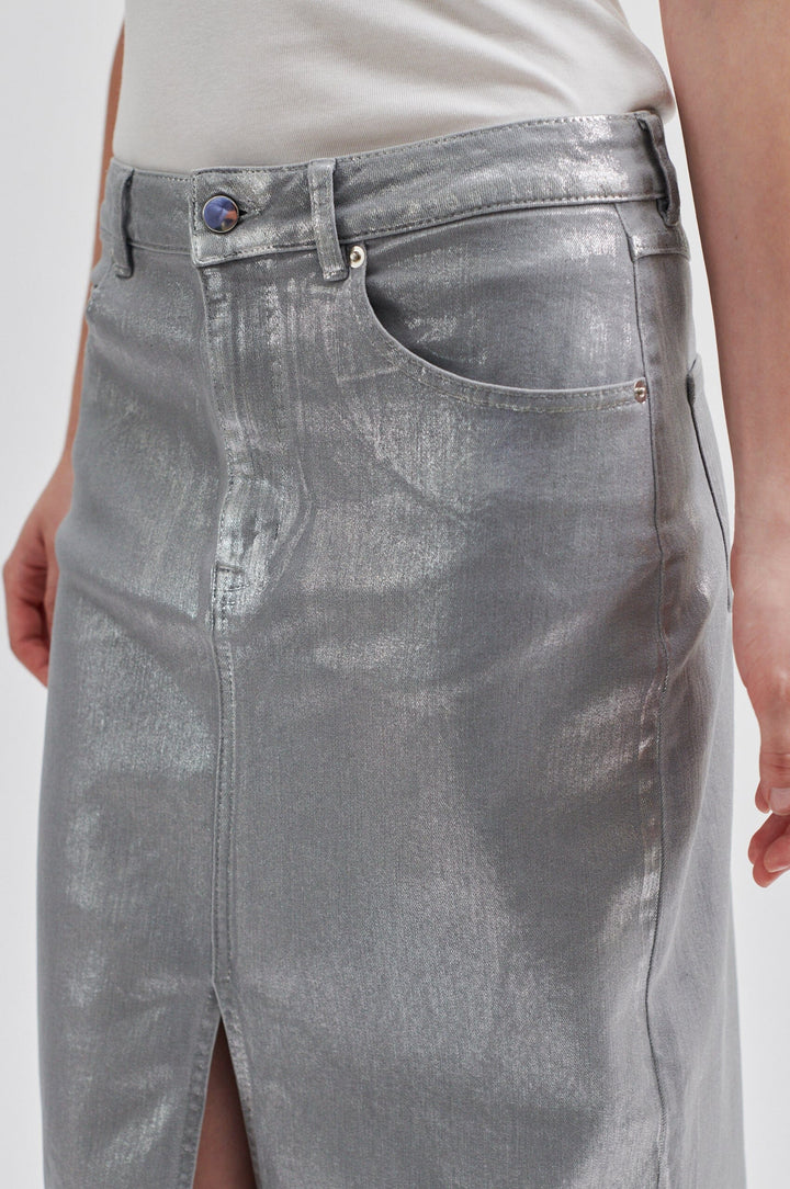 Second Female - Aspect Skirt - 7019 Silver Nederdele 