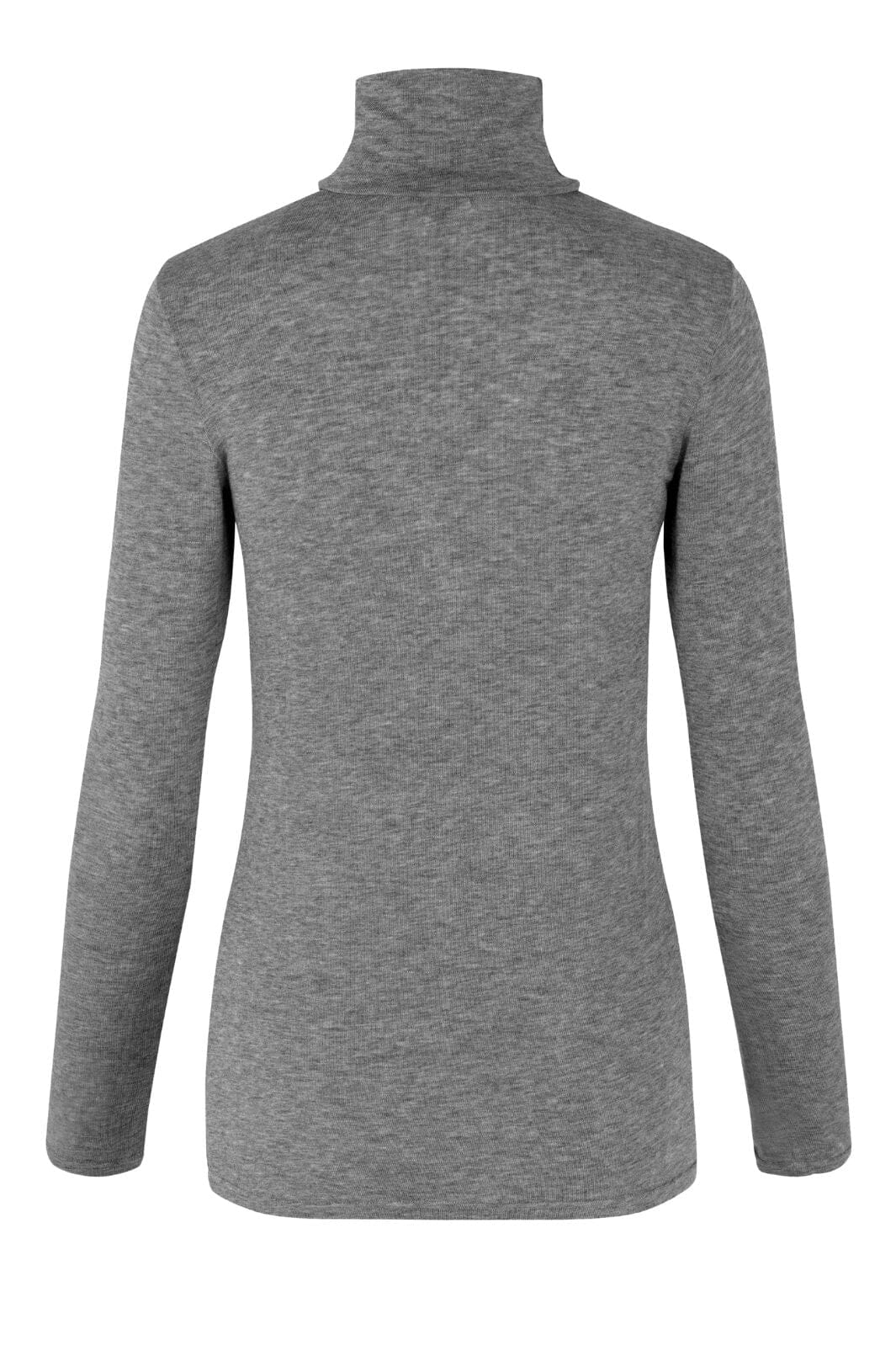 Second Female - Matima T-Neck Tee 55201 - 7002 Grey Melange T-shirts