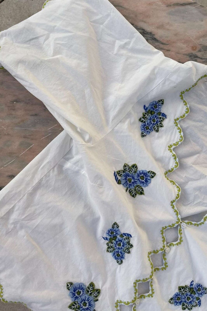 Sissel Edelbo - Blueflower Top SE 1605 - Blue Flower