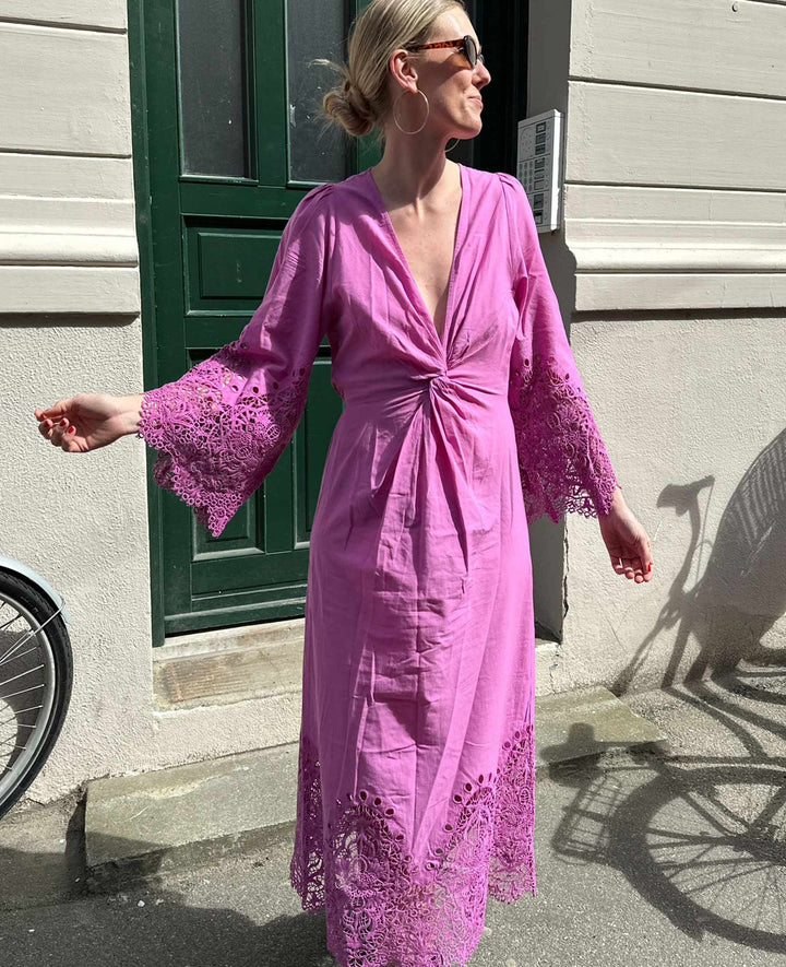 Sissel Edelbo - Flo Dress SE 1612 - Purple Kjoler