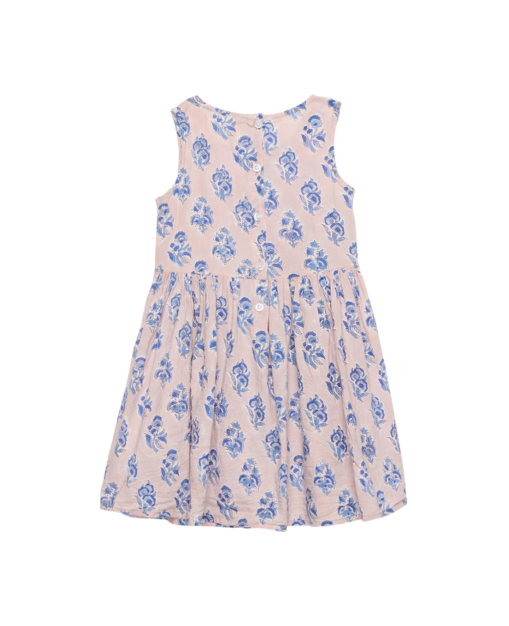 Sissel Edelbo - Suri MINI Dress SE 1395 - Blue Flowers Kjoler