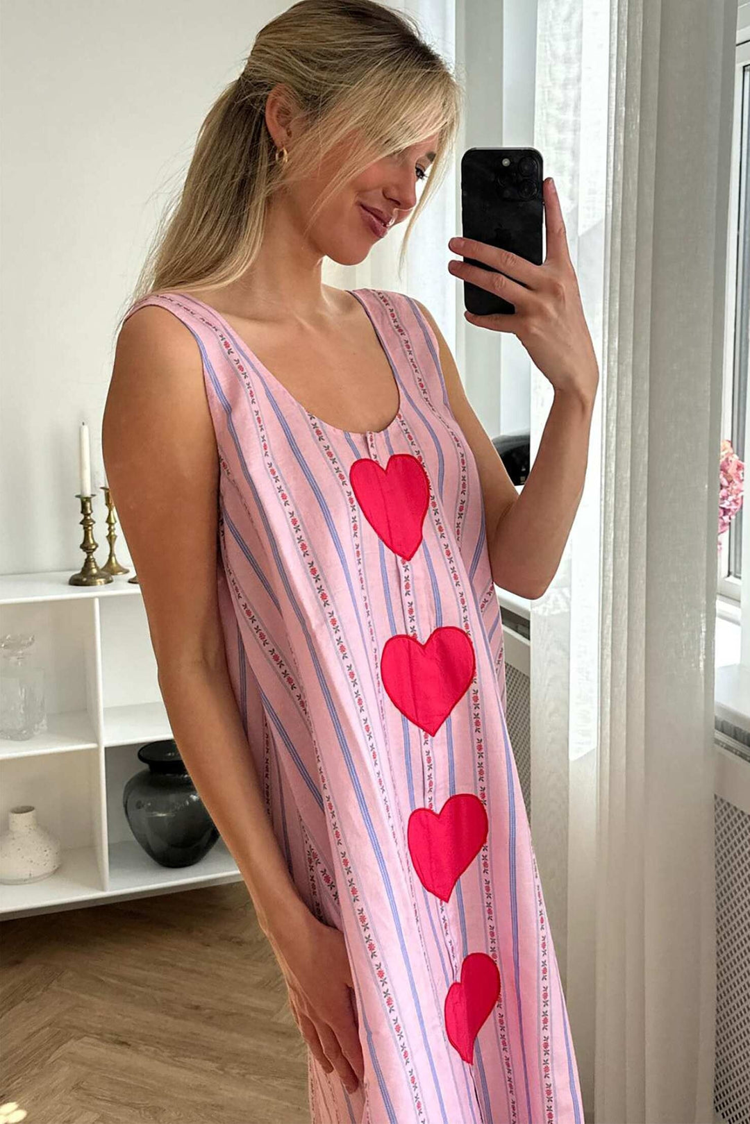 Sissel Edelbo - Sweetheart Dress SE 1632 - Vintage Rose