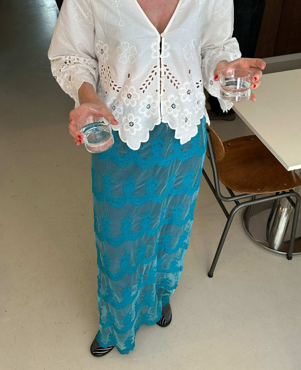Sissel Edelbo - Tulle Skirt SE 1638 - Jade Nederdele
