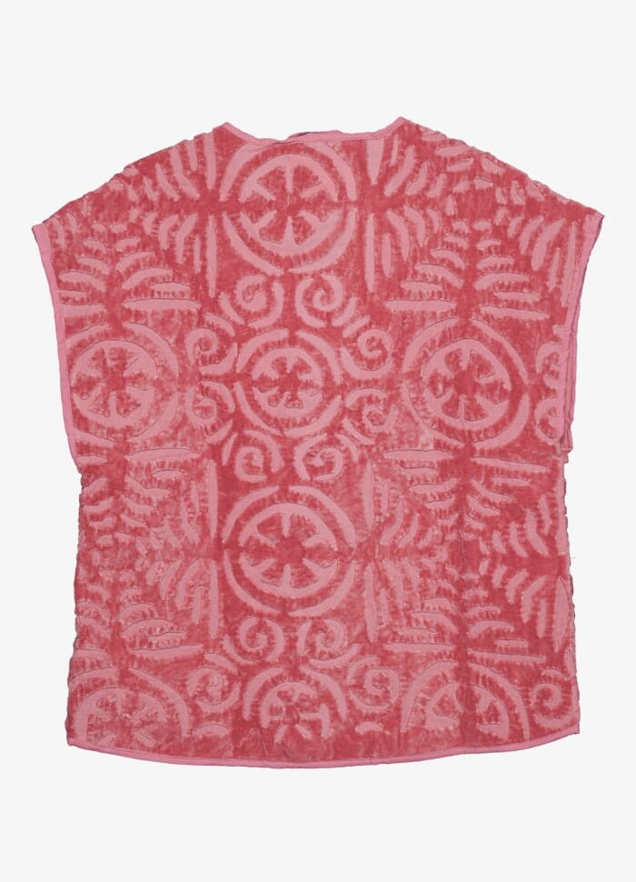 Sissel Edelbo - Vida Velvet Blanket Vest SE 719.4 - Pink Veste