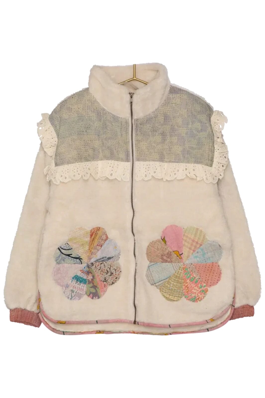 Sissel Edelbo - Vilma Jacket SE 1423-1 - Sand Patchwork No. 11 Jakker
