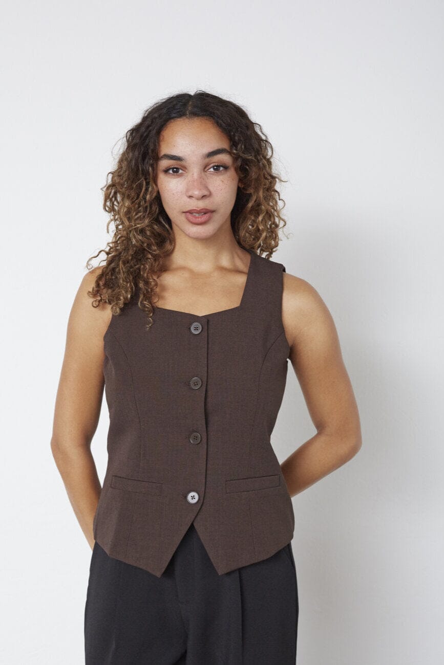 Sisters Point - Gema-Ve1 19375 - 222 - D. Chocolate Veste